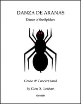 Danza de Aranas Concert Band sheet music cover